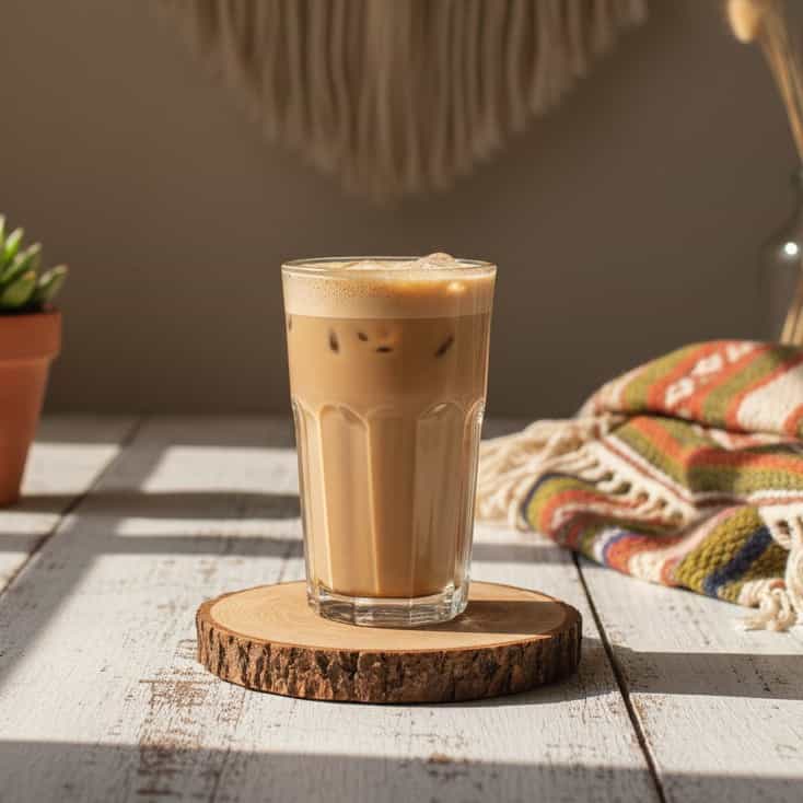 Hazelnut Iced Latte