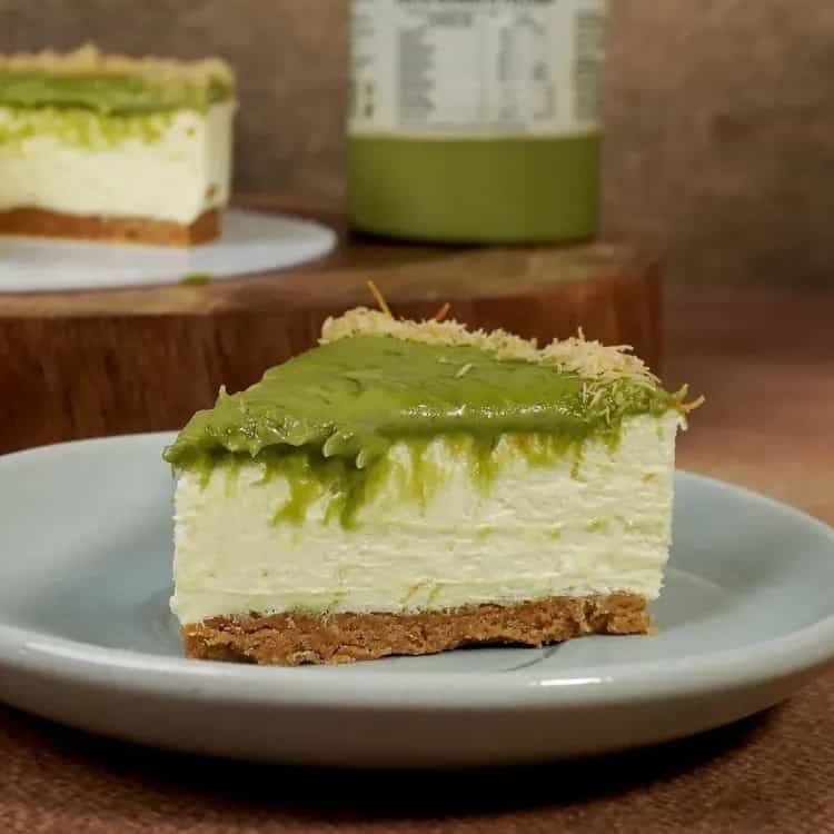No Bake Kunafa Cheesecake