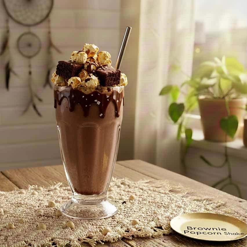Brownie Popcorn Shake