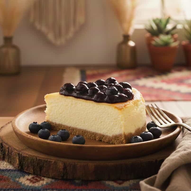 Blueberry Cheese Cake (Baked )