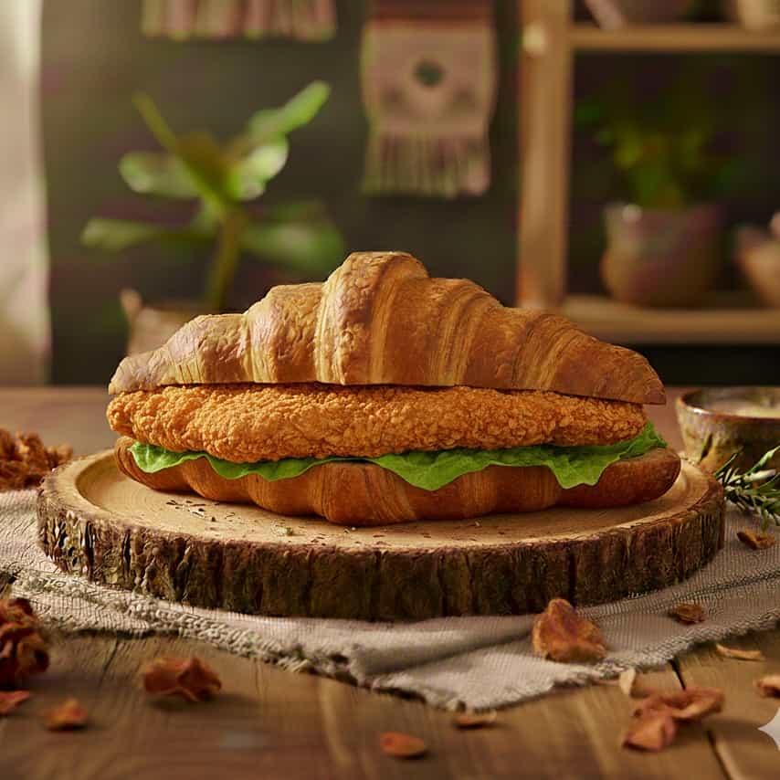 Crispy Chicken Croissant Sandwich