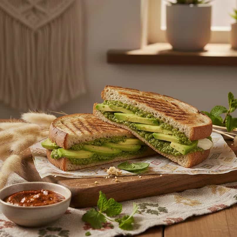 Pesto Avacado Sandwich