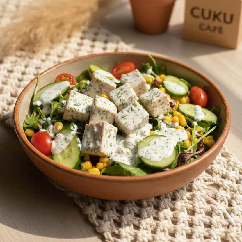 Creamy Dreamy Paneer Salad