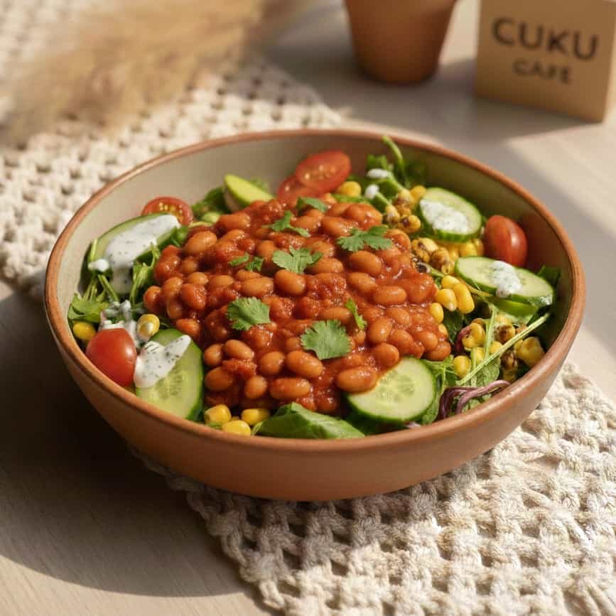 Tomato Baked Beans Salad