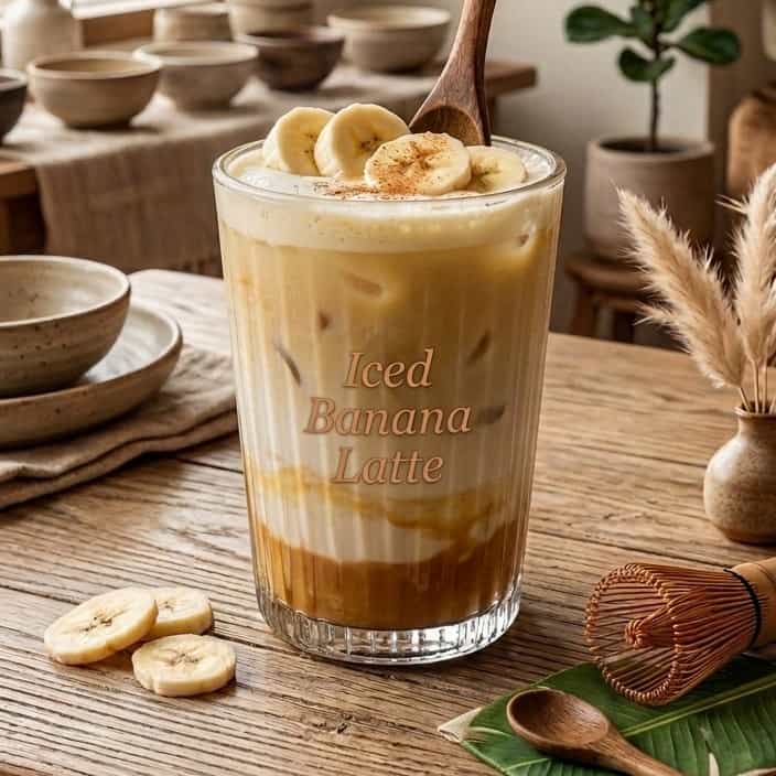 Iced Banana Latte