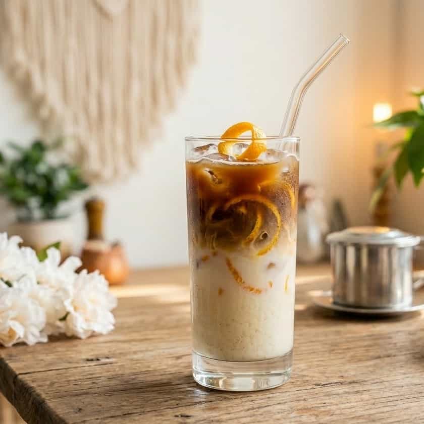 Orange Zest Iced Mocha